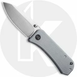 WE Knife Company Banter 2004E - Ben Petersen EDC - Satin S35VN Spear Point - Gray G10 - Liner Lock Folder