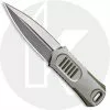 WE Knife Company 2017A OSS Dagger - Justin Lundquist EDC - Stonewash 20CV - Double Edge Fixed Blade Dagger - Stonewash Stainless Steel And Green G10 - Kydex Sheath