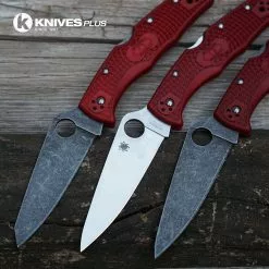 Spyderco Knives MODIFIED Spyderco Endura 4 - The Red Dragon - Acid Wash - Rit Dyed Handle -Benchmade Knives Shop 3 ENDURA