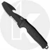 Benchmade Knives Benchmade 112SBKBLK H2O Fixed Dive Knife Part Serrated Black Blunt Tip Blade With Cord Cutter