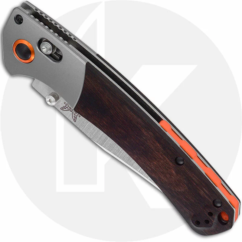 Benchmade Knives Benchmade Crooked River Knife, Wood, BM-150802 2 Benchmade Knives Benchmade Crooked River Knife, Wood, BM-150802 - Image 2