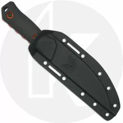 Benchmade Knives Benchmade Raghorn 15600OR - Orange CruWear Drop Point Fixed Blade - Carbon Fiber - USA Made -Benchmade Knives Shop BM 15600OR sheath2