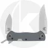 Benchmade Knives Benchmade Weekender 317 - S30V Clip Point And Spear Point - Cap Lifter - Cool Gray G10 - Slip Joint Folder - USA Made
