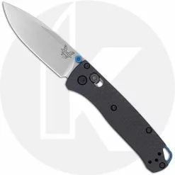 Benchmade Knives Benchmade Mini Bugout 533-3 Knife - Satin S90V Drop Point - Carbon Fiber - AXIS Lock Folder - USA Made