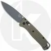 Benchmade Knives Benchmade Bugout 535GRY-1 Knife Gray Drop Point Ranger Green Grivory AXIS Lock Folder USA Made