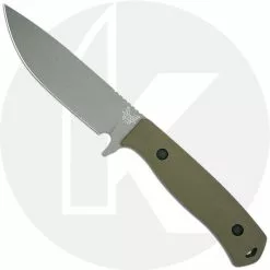 Benchmade Knives Benchmade Anonimus 539GY - CPM CruWear Drop Point Fixed Blade - OD Green G10 - USA Made