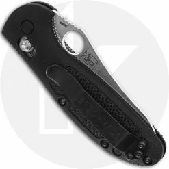 Benchmade Knives Benchmade 555 Mini Griptilian S30V EDC Sheepfoot Black GFN AXIS Lock Folder USA Made -Benchmade Knives Shop BM 555 CLOSED BACK