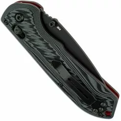 Benchmade Knives Benchmade 560-1 Freek M4 Knife 560BK-1 Black M4 Steel Drop Point, Gray And Black G10 AXIS Lock Folder USA Made 7 Benchmade Knives Benchmade 560-1 Freek M4 Knife 560BK-1 Black M4 Steel Drop Point, Gray And Black G10 AXIS Lock Folder USA Made -Benchmade Knives Shop BM 560BK1 CLOSED BACK