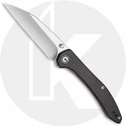 CIVIVI Knives CIVIVI Hadros Knife C20004-1 - Value Price EDC - Satin Wharncliffe - Black Micarta - Liner Lock Folder