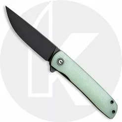 CIVIVI Knives CIVIVI Bo C20009B-4 - Black Stonewash Nitro-V - Natural G10 - Liner Lock Flipper Folder