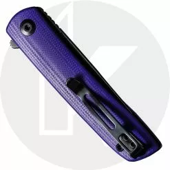 CIVIVI Knives CIVIVI Bo C20009B-5 - Black Stonewash Nitro-V - Purple G10 - Liner Lock Flipper Folder 5 CIVIVI Knives CIVIVI Bo C20009B-5 - Black Stonewash Nitro-V - Purple G10 - Liner Lock Flipper Folder -Benchmade Knives Shop C20009B 5 Bo CLOSED BACK