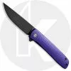 CIVIVI Knives CIVIVI Bo C20009B-5 - Black Stonewash Nitro-V - Purple G10 - Liner Lock Flipper Folder