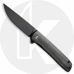 CIVIVI Knives CIVIVI Bo C20009B-6 - Black Stonewash Nitro-V - Dark Green Micarta - Liner Lock Flipper Folder