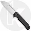 CIVIVI Knives CIVIVI Chevalier C20022-1 - Stonewash 14C28N - Black G10 - Button Lock Flipper Folder