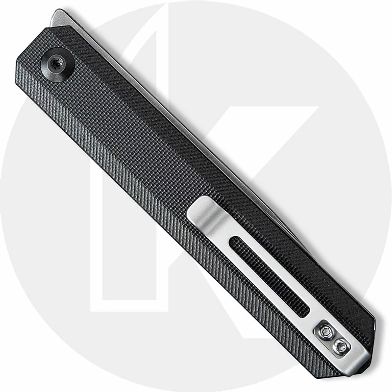 CIVIVI Knives CIVIVI Exarch Knife C2003C - Value Price EDC - Satin D2 Drop Point - Black G10 - Liner Lock - Front Flipper Folder 3 CIVIVI Knives CIVIVI Exarch Knife C2003C - Value Price EDC - Satin D2 Drop Point - Black G10 - Liner Lock - Front Flipper Folder - Image 3