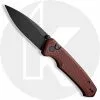 CIVIVI Knives CIVIVI Altus C20076-2 - Black Stonewash Nitro-V - Burgundy G10 - Button Lock Folder