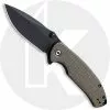 CIVIVI Knives CIVIVI Pintail C2020C - Black Stonewash S35VN Drop Point - Dark Green Micarta - Liner Lock Flipper Folder