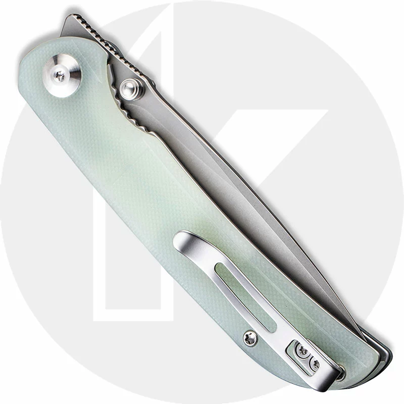 CIVIVI Knives CIVIVI Imperium Knife C2107A - Value Price EDC - Stonewash Nitro-V Drop Point - Natural G10 - Liner Lock - Front Flipper Folder 3 CIVIVI Knives CIVIVI Imperium Knife C2107A - Value Price EDC - Stonewash Nitro-V Drop Point - Natural G10 - Liner Lock - Front Flipper Folder - Image 3