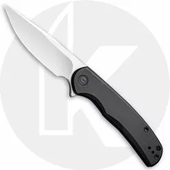 CIVIVI Knives CIVIVI NOx C2110B - Satin Nitro-V Drop Point - Black Stainless Steel - Frame Lock Flipper Folder