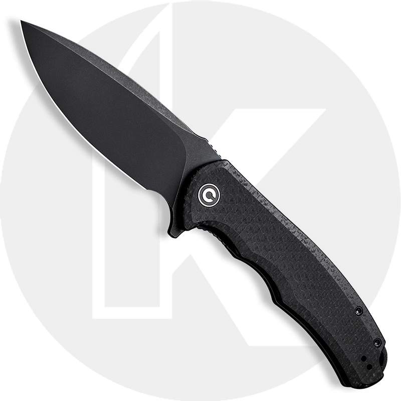 CIVIVI Knives CIVIVI Praxis Knife C803G - Value Price EDC - Black Stonewash Drop Point - Black Micarta - Liner Lock Flipper Folder 1 CIVIVI Knives CIVIVI Praxis Knife C803G - Value Price EDC - Black Stonewash Drop Point - Black Micarta - Liner Lock Flipper Folder