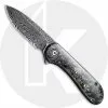CIVIVI Knives CIVIVI Elementum C907C-DS1 - Black Damascus Drop Point - Shredded CF / Golden Shred - Liner Lock Flipper Folder