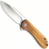 CIVIVI Knives CIVIVI Elementum Knife C907C - Satin D2 Drop Point - Rosewood - Liner Lock Flipper Folder