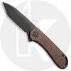 CIVIVI Knives CIVIVI Elementum C907T-C - Black Stonewash D2 Tanto - Dark Brown Matrix Micarta - Liner Lock - Flipper Folder
