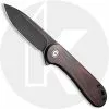 CIVIVI Knives CIVIVI Elementum C907W - Black Stonewash D2 - Black Ebony Wood - Liner Lock - Flipper Folder