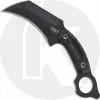 CRKT Knives CRKT Du Hoc 2630 Knife Austin McGlaun Black Karambit Fixed Blade Black G10 With Ring Pommel
