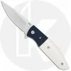 CRKT Knives CRKT Curfew 2867 - Russ Kommer Assisted EDC - Satin Drop Point - Black Aluminum / White Resin Infused Fiber - Flipper Folder