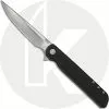 CRKT Knives CRKT LCK Plus Large 3810 - Matthew Lerch Assisted EDC - Satin Drop Point - Black GRN - Liner Lock Flipper Folder