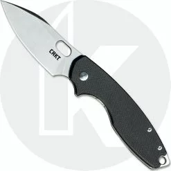 CRKT Knives CRKT Pilar III 5317 - Jesper Voxnaes EDC - Satin Drop Point - Black G10 And Stainless Steel - Frame Lock Folder
