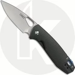 CRKT Knives CRKT Piet Knife 5390 - Jesper Voxnaes EDC - Satin Drop Point - Black GRN - Liner Lock Folder