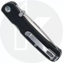 CRKT Knives CRKT Kith 6433 - Ken Steigerwalt Value Price EDC - Satin Drop Point - Black GRN - Front Lock Folder -Benchmade Knives Shop CR 6433 CLOSED BACK