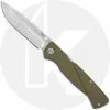 CRKT Knives CRKT Kova 6434 - Ken Steigerwalt Value Price EDC - Satin Drop Point - OD Green GRN - Front Lock Folder