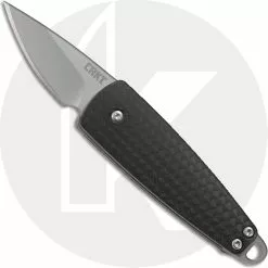 CRKT Knives CRKT Dually 7086 - Richard Rogers EDC - Bead Blast Drop Point - Black GRN - Slip Joint Folder - Bottle Opener