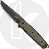 CRKT Knives CRKT Cinco 7091 - Richard Rogers EDC - Black Stonewash D2 Drop Point - Black SS And OD G10 - Frame Lock Flipper Folder