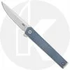 CRKT Knives CRKT CEO Compact 7095 - Richard Rogers EDC - Satin Blade - Blue GRN - Flipper Folder