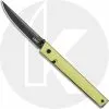 CRKT Knives CRKT CEO Bamboo 7096YGK - Richard Rogers Gents EDC - Black Stonewash Blade - Green Bamboo Style GRN - Liner Lock Folder