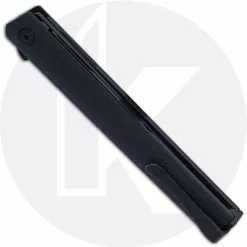 CRKT Knives CRKT CEO Flipper Blackout 7097K - Richard Rogers EDC - Black EDP Blade - Black GRN - Flipper Folder 5 CRKT Knives CRKT CEO Flipper Blackout 7097K - Richard Rogers EDC - Black EDP Blade - Black GRN - Flipper Folder -Benchmade Knives Shop CR 7097K CLOSED BACK