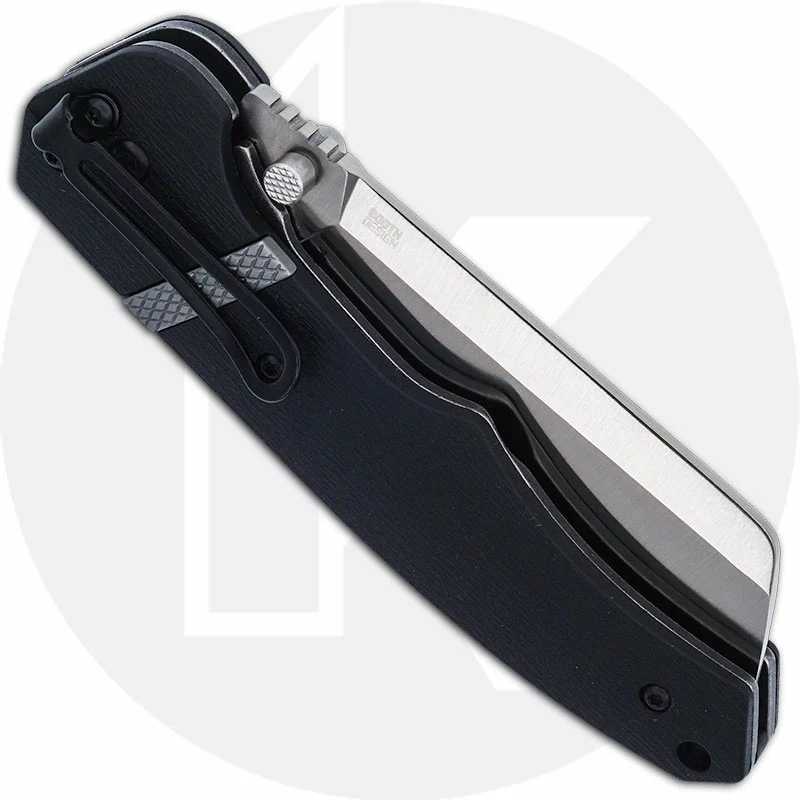 CRKT Knives CRKT Ripsnort II 7271 - Philip Booth EDC - Satin Cleaver Blade - Black GRN With Stainless Steel Inlay 3 CRKT Knives CRKT Ripsnort II 7271 - Philip Booth EDC - Satin Cleaver Blade - Black GRN With Stainless Steel Inlay - Image 3