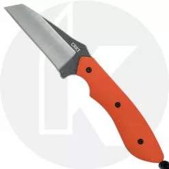 CRKT Knives CRKT S.P.I.T. Knife 2399 - Alan Folts - 2 Tone Reverse Tanto - Orange G10 - Neck Knife