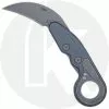 CRKT Knives CRKT Provoke Compact 4045 - Joe Caswell - Karambit Folder - Stonewash D2 - Kinematic Action - Dark Gray Aluminum - Ring Pommel