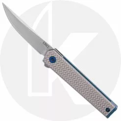 CRKT Knives CRKT CEO Microflipper 7081 - Richard Rogers Gents EDC - Satin Blade - Pale Blush Aluminum - Liner Lock Flipper Folder