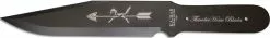 Ka-Bar Knives KABAR ThunderHorse Thrower 1120 - KJ Jones - Single Piece Black Tool Steel - Clip Point Blade - USA Made