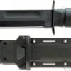 Ka-Bar Knives KA-1213, KA-BAR Black USMC Utility, Plain Edge, Synthetic Sheath