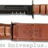 Ka-Bar Knives KA-1219, KA-BAR Fighting/Utility, US Army, Part Serrated