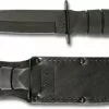 Ka-Bar Knives KA-1254, KA-BAR Short Black KA-BAR Tanto, Leather