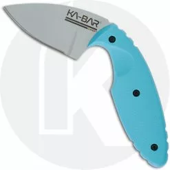 Ka-Bar Knives KABAR USSF TDI Astro MP 1480SF - Gray AUS 8A Drop Point Fixed Blade - Blue Zytel