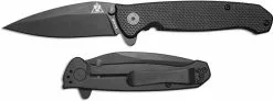 Ka-Bar Knives KABAR 2490 TDI Flipper Folder - John Benner - Black Spear Point - Black G10 And Steel Frame Lock